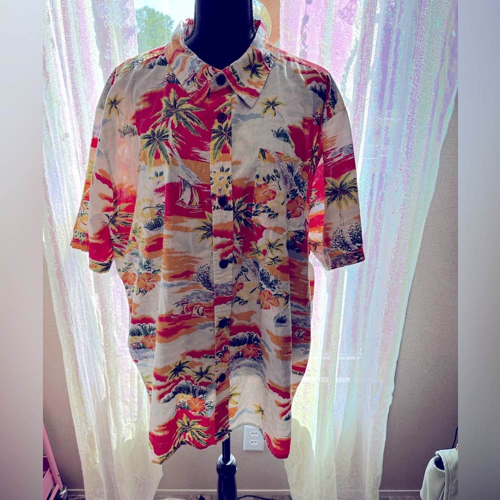 Vintage INGEAR originals Hawaii Floral cotton vacation beach shirt men’s 2x